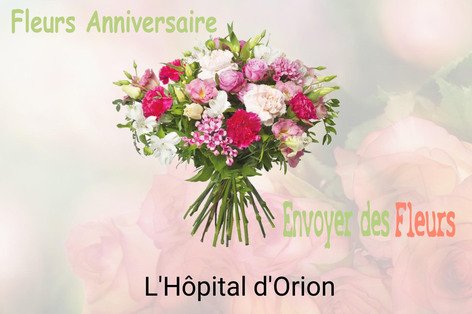 Bouquet de fleurs d’anniversaire livré à L'Hôpital-d'Orion